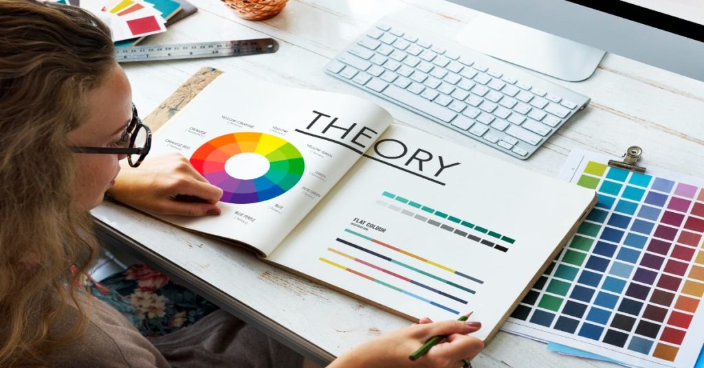 Image depicting color theory elements, showcasing their relevance to effective video editing and design practices.