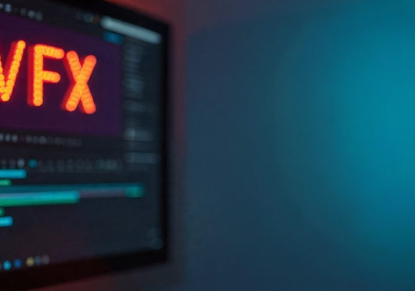 VFX Software for Corporate Video Production Image of creating VFX in a VFX software, for a corporate video.