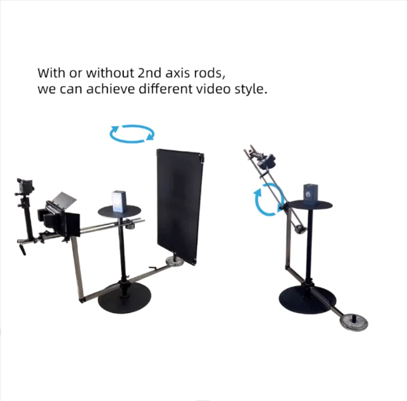 Image showcasing setup for shooting 360-degree shots, to illustrate advanced camera techniques.