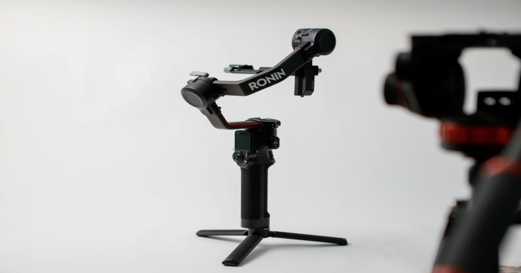 Image of a gimbal to highlight the importance of gimbals in achieving smooth and steady shots.